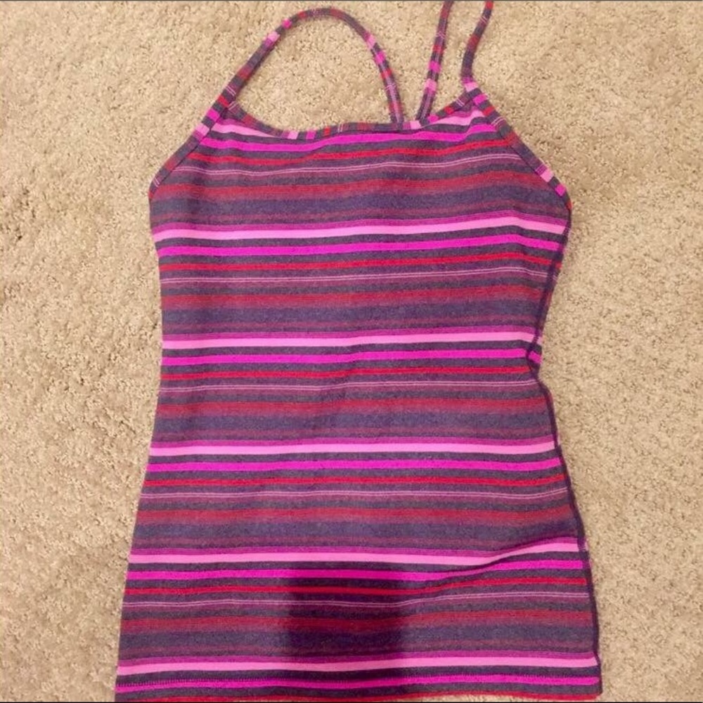 Lululemon Elevation Stripe Power Y Tank